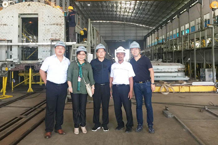 1500 tons JIS G3125 SPA-H steel sheets exported to Indonesia